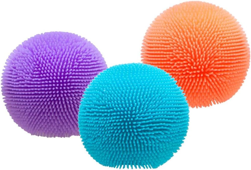 Schylling Teenie NeeDoh 3-Pack Mini Sensory Fuzz Balls with Velvet Texture and Soft Squish. Ages 3 and Up - Image 4